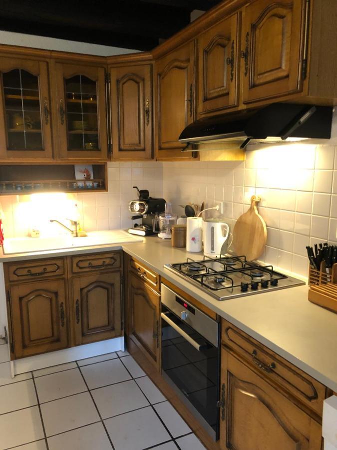 Gite A La Ferme Chaleureux Avec Cheminee Preveranges Bagian luar foto