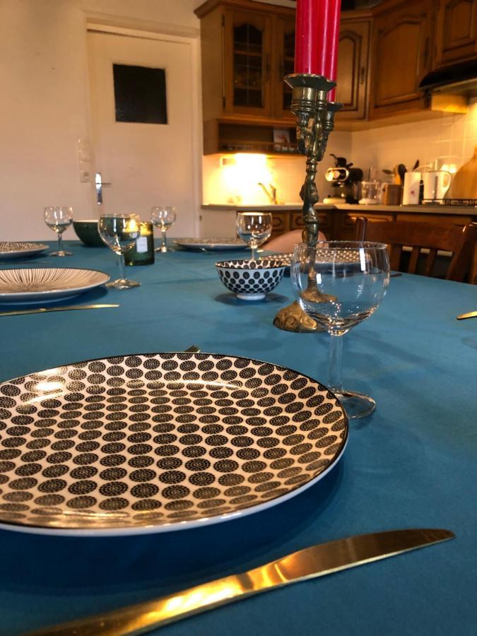 Gite A La Ferme Chaleureux Avec Cheminee Preveranges Bagian luar foto